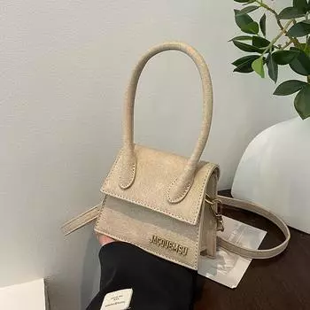 Универсальная трендовая ретро-сумка через плечо, текстурированная сумка-мессенджер, шикарная, стильная