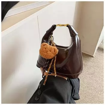 Универсальная трендовая сумка женская осень и зима 2024 новая модная нишевая сумка-мессенджер женская переносная сумка-пельмень красный