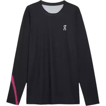 Универсальная тренировочная теннисная футболка с длинным рукавом для мужчин, черные 1ME12300553 XL