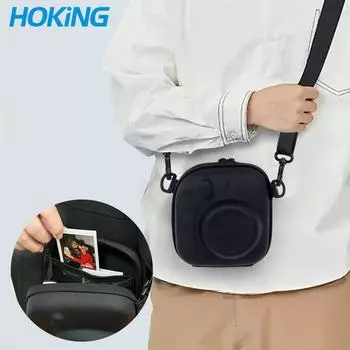 Универсальная твердая сумка для хранения камер Polaroid, подходит для mini7+89111240 и других. чёрный