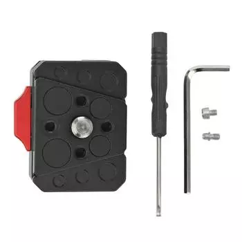 Универсальная устойчивая мини-крепежная пластина V Lock Quick Release Plate для штатива DSLR