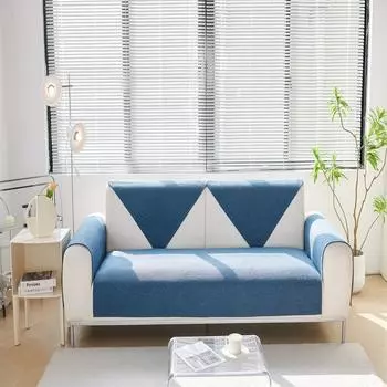 Универсальная вафельная подушка для дивана Four Seasons, подушка для дивана из синели, современная простая однотонная нескользящая подушка для дивана в скандинавском стиле 70x70cm