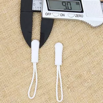 Универсальная веревка на молнии, тянущая веревка, язычок для тяги, аксессуары для багажа, литьевая застежка-молния из ТПУ, аксессуары для одежды 2.5*0.9*0.4cm