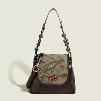 Универсальная винтажная вельветовая сумка-мешок для путешествий в стиле Lazy Yong, портативная сумка на плечо и подмышки