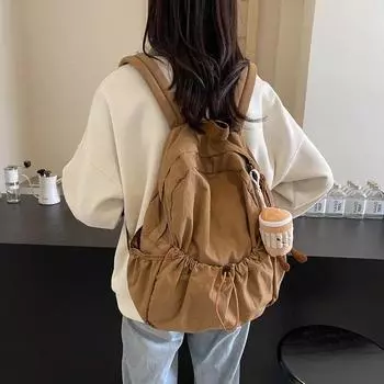 Универсальная вместительная женская холщовая сумка для студентов, элегантная и стильная дорожная сумка.