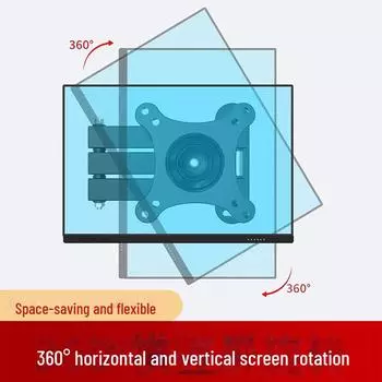 Универсальная вращающаяся и выдвижная настенная полка для телевизора и монитора