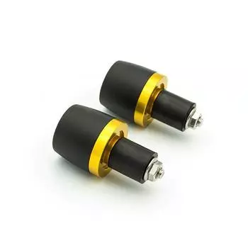 Универсальная заглушка на руль мотоцикла, ручка 7/8 , заглушка на руль, слайдер, алюминий с ЧПУ, 22 мм, спортивный мотоцикл, золото