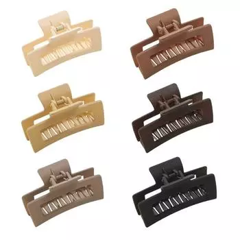 Универсальная заколка в стиле ретро с геометрической квадратной полой заколкой для волос Поднос для шампуня Заколка для волос