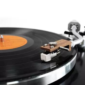 Универсальная замена для LP Cherry Wood Turntable Phono Headshell Mount Cartridge с проводами