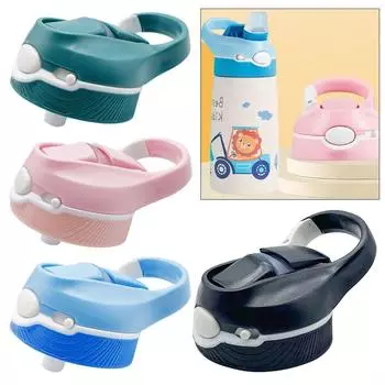 Универсальная замена с соломенными подарочными силиконовыми крышками для стаканов, крышка для кружки, бутылка для воды, крышка для кофейной чашки with Straw розовый