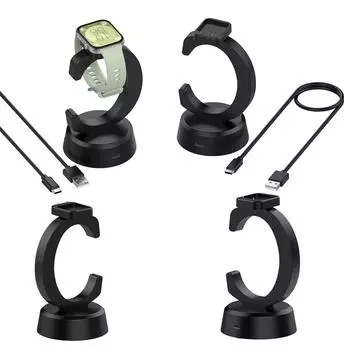 Универсальная зарядная док-станция, компактная зарядная база, подставка для браслета, зарядка из ABS, простая установка для Huawei Band 9/8/7/6