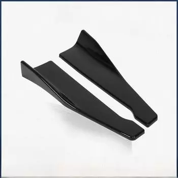 Универсальная защитная пластина для заднего угла 48 см, ярко-черная, украшение для задней лопаты автомобиля - Автозапчасти OPP bag