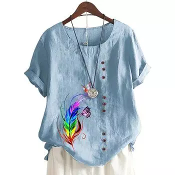 Универсальная женская футболка с круглым вырезом и короткими рукавами, 11 вариантов цвета S розовый