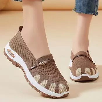 Универсальная женская летняя новая обувь с мягкой подошвой, которая не утомляет ноги, повседневная обувь 36 чёрный