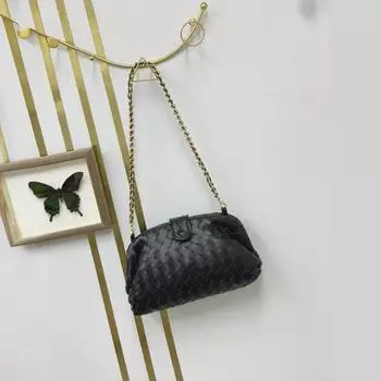 «Универсальная женская сумка через плечо с плетеным узором Cloud большой вместимости» 28*20*7CM