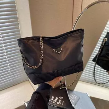 Универсальная женская сумка через плечо, женская сумка через плечо, большая вместимость, сумка-мессенджер Diamond, сумка-ведро Stray Tote бежевый