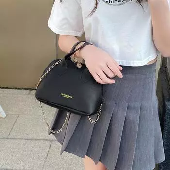 Универсальная женская сумка в западном стиле, женская сумка через плечо с простой текстурой, женский рюкзак на одно плечо