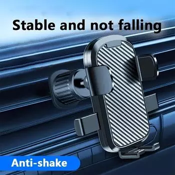 Универсальное автомобильное крепление для телефона - держатели - вращающийся на 360°, устойчивый и не трясущийся держатель для большинства моделей автомобилей, чёрный