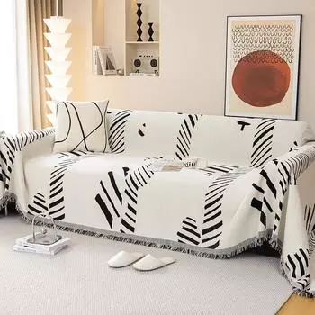 Универсальное диванное полотенце Four Seasons, синель, простой модный нескользящий чехол для дивана 180*130CM