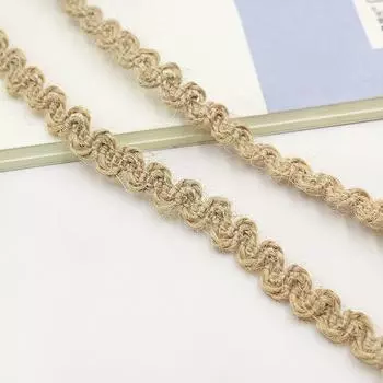 Универсальное кружево из пеньковой веревки ручной работы A7 кружево своими руками плетеное из пеньковой веревки универсальное C1 одностороннее и двухстороннее распродажа 10M