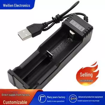 Универсальное многофункциональное зарядное устройство для литиевых аккумуляторов 18650/26650, 3,7 В/4,2 В, подходит для фонариков