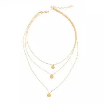 Универсальное многослойное ожерелье для женщин, с оригинальным геометрическим дизайном, идеально подходящее к любому наряду