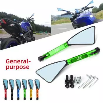 Универсальное мотоциклетное зеркало с ЧПУ сбоку заднего вида для kawasaki Z900 Z1000 Z800 Z750 Z650 Z300 Z250 золотой