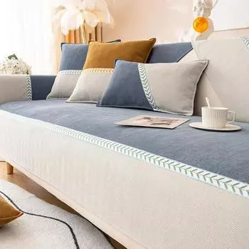 Универсальное нескользящее полотенце Four Seasons, новая роскошная современная простая подушка высокого класса, диванная подушка из синели 70x70