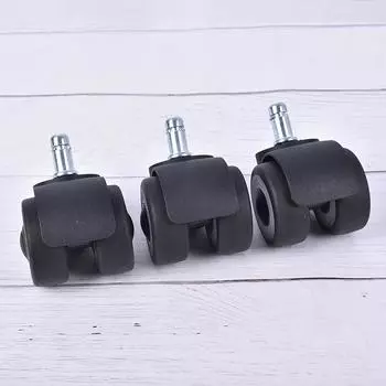 Универсальное офисное кресло с бесшумными колесами, сменные ролики, мебель с резиновыми роликами