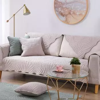 Универсальное полотенце для дивана Four Seasons, чехол для дивана в европейском стиле, стеганый чехол для дивана, хлопковое Нескользящее полотенце на подлокотник, наволочки 70x70
