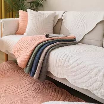 Универсальное полотенце для дивана Four Seasons, чехол для дивана в европейском стиле, стеганый чехол для дивана, хлопковое Нескользящее полотенце на подлокотник, наволочки 45cm pillowcase 1pcs хаки