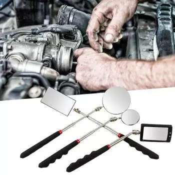 Универсальное смотровое зеркало с гибкой головкой Различные характеристики Автомобильные инструменты Телескопическое смотровое зеркало для D