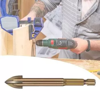 Универсальное треугольное сверло с высокой твердостью, антикоррозийное широко используемое поперечное сверло с низким сопротивлением 6mm