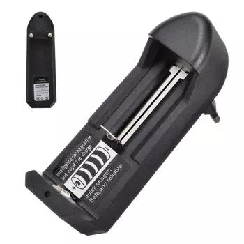 Универсальное зарядное устройство для аккумуляторов 18650 Зарядные устройства для литий-ионных аккумуляторов с вилкой США Mayitr чёрный