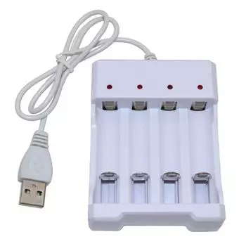 Универсальное зарядное устройство с USB-разъемом 4 для адаптера быстрой зарядки аккумулятора