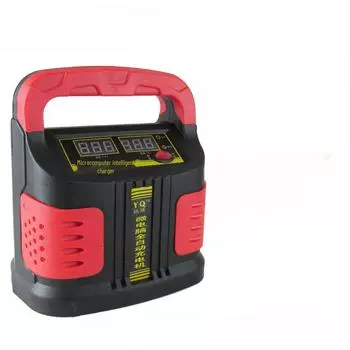 Универсальное зарядное устройство высокой мощности 12 В/24 В для автомобилей и мотоциклов Portable digital display CNC 300A charger