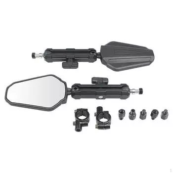 Универсальное зеркало для мотоцикла, регулируемое, сменное, с болтом 8 мм, 10 мм для квадроцикла, скутера, мопеда