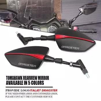 Универсальное зеркало заднего вида с ЧПУ для мотоцикла Italjet Dragster Dragster-Gold