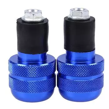Универсальные 7/8 22 мм Мотоциклетные аксессуары Вес на конце руля Ручки руля Заглушка Антивибрационный Слайдер Заглушка для Kawasaki Honda синий