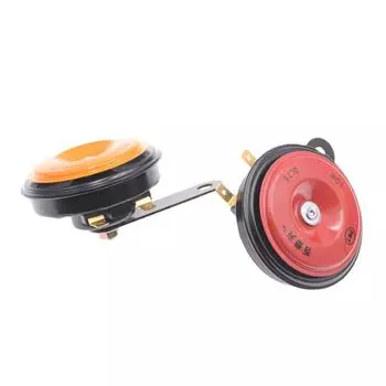 Универсальные электрические рожки для мотоциклов, водонепроницаемый круглый громкий динамик 12 В, маленький рожок для мотоциклов, простая установка