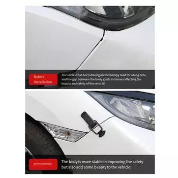 Универсальные автомобильные аксессуары Крепежная клипса Сплавный штифт для крепления капота Комплект замка для капота Комплект замка для тюнинга Штифты защелки замка капота