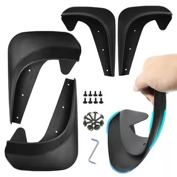 Универсальные автомобильные брызговики гибкие брызговики грязные крылья 4 шт гибкие брызговики грязные крылья без сверления брызговики для GERMANY