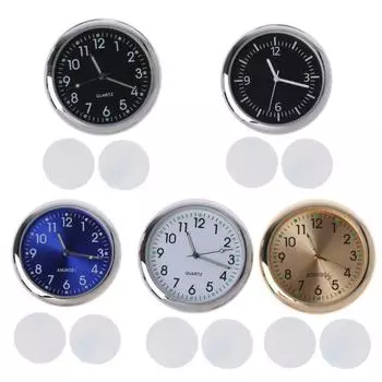 Универсальные автомобильные часы, наклеиваемые на электронные часы, приборная панель, фосфоресцирующее украшение для внедорожников, автомобилей, часов золотой