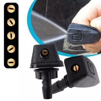 Универсальные автомобильные форсунки для омывателя лобового стекла, форсунки для омывателя воды, регулировка вентилятора, крышка выходного отверстия стеклоочистителя, форсунка Z3F5