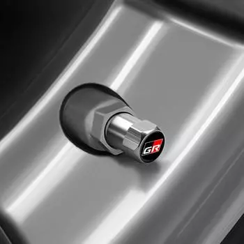 Универсальные автомобильные колеса, колпачки для воздушных клапанов, наклейки, аксессуары для GR Gazoo Racing, спортивные автомобили, автомобили, мотоциклы, грузовики, велосипеды