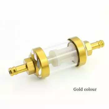 Универсальные аксессуары для мотоциклов, квадроциклов, топливный бензин, масляный фильтр, алюминиевый сплав, стеклянные детали для модификации локомотива красный