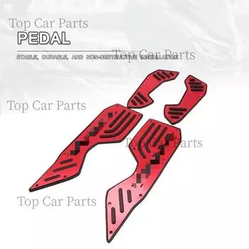 Универсальные аксессуары для мотоциклов Yamaha Nmax155 2020-2022 гг. Модернизация материала из алюминиевого сплава, противоскользящие утолщенные педали