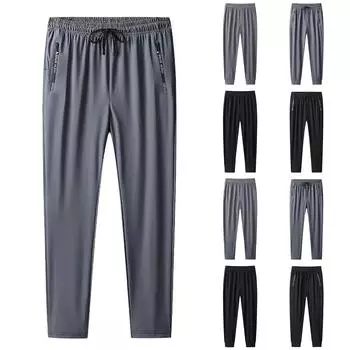 Универсальные брюки для женщин, Ice Silk Stretchactive - женские ультраэластичные брюки L чёрный