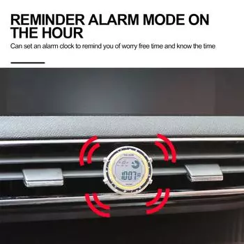 Универсальные часы для мотоцикла с холодным светом, водонепроницаемые, наклеиваемые, цифровые часы, крепление для мотоцикла, аксессуары для мотоцикла, мото-стиль чёрный