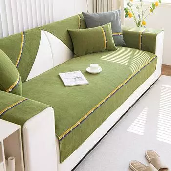 Универсальные чехлы для диванов Four Seasons, синель, чехол для дивана для гостиной, Нескользящая подушка, ковры, спинка дивана, подлокотник, полотенце 70x70cm 1pcs